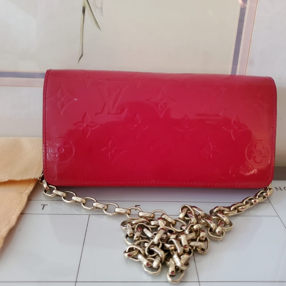 Louis Vuitton Vernis Sarah Chain wallet - Picture 3 of 16